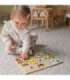 WOOPIE GREEN деревянный Монтессори-пазл «Ферма» с штырьками для сопоставления