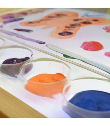 MASTERKIDZ сенсорная рамка - LED-панель + прозрачный лоток для рисования