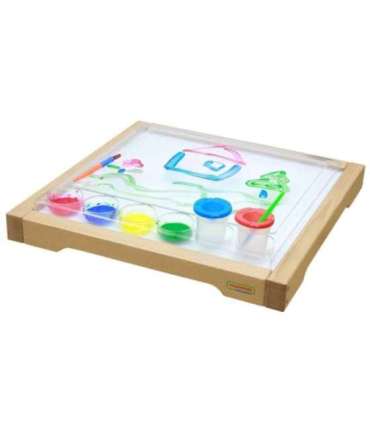 MASTERKIDZ сенсорная рамка - LED-панель + прозрачный лоток для рисования