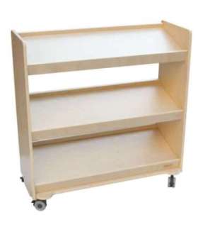 MASTERKIDZ Стеллаж на колесах - 3 полки для аксессуаров к STEM-доске 800H x 800L