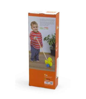 VIGA puidust tõukemängu pardike