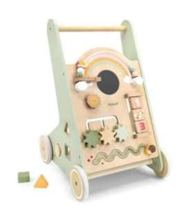 VIGA PolarB puidust lükatav käimisabi, roheline, hariv