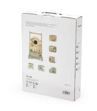 VIGA PolarB puidust lükatav käimisabi, roheline, hariv