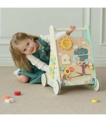 CLASSIC WORLD puidust tõukaja, multifunktsionaalne 8-ühes 'Metsakõndija'