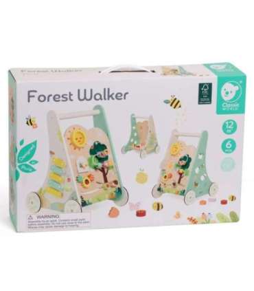 CLASSIC WORLD puidust tõukaja, multifunktsionaalne 8-ühes 'Metsakõndija'