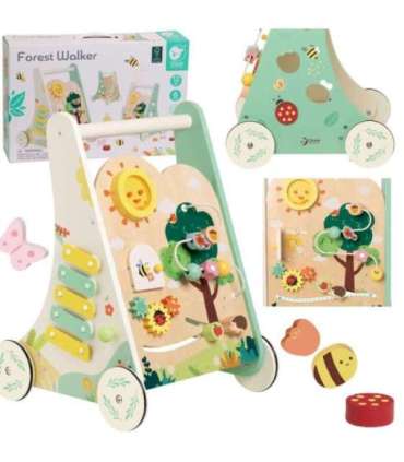 CLASSIC WORLD puidust tõukaja, multifunktsionaalne 8-ühes 'Metsakõndija'