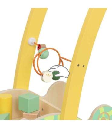 CLASSIC WORLD puidust kameeleoni-tõukemänguasi plokkidega