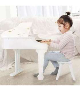 CLASSIC WORLD Suur lasteklaver koos pingiga ja õppevihikuga