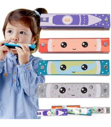 CLASSIC WORLD деревянная губная гармошка для детей, 1 шт.