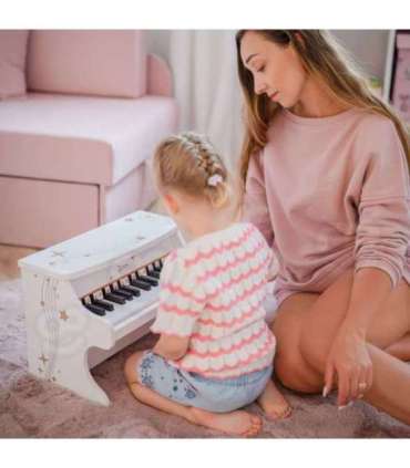 CLASSIC WORLD Деревянное пианино для детей + учебная книжка