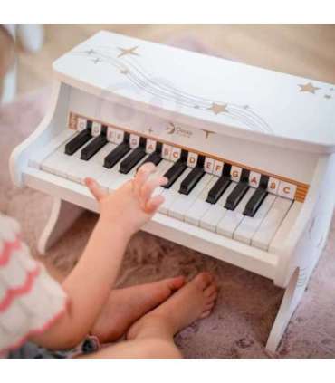 CLASSIC WORLD Деревянное пианино для детей + учебная книжка