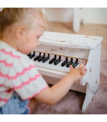 CLASSIC WORLD Деревянное пианино для детей + учебная книжка