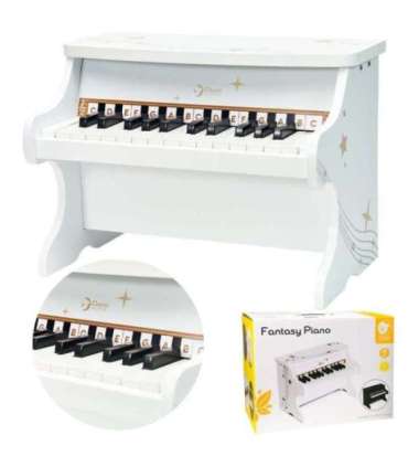 CLASSIC WORLD Деревянное пианино для детей + учебная книжка