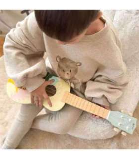 CLASSIC WORLD puidust ukulele-kitarr lastele, roosa