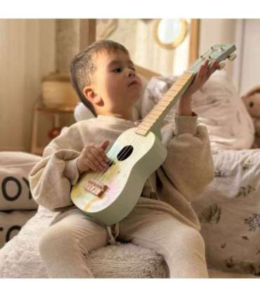 CLASSIC WORLD puidust ukulele-kitarr lastele, roosa