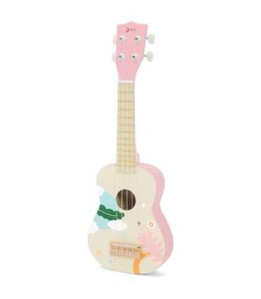 CLASSIC WORLD puidust ukulele-kitarr lastele, roosa