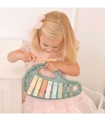 CLASSIC WORLD puidust muusikariistade komplekt: flööt, tamburiin, kastanjetid, ksülofon