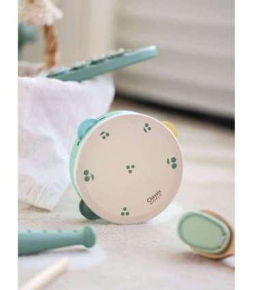 CLASSIC WORLD puidust muusikariistade komplekt: flööt, tamburiin, kastanjetid, ksülofon