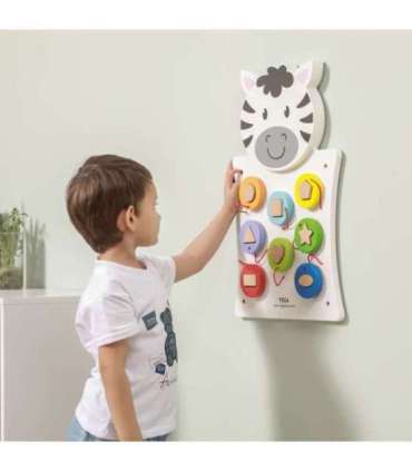 VIGA puidust manipuleerimisplaat 'Seepra', FSC-sertifitseeritud, Montessori