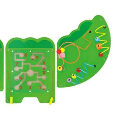 VIGA sensoorne manipuleerimislaud krokodill (FSC-sertifitseeritud) Montessori