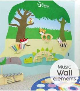 CLASSIC WORLD EDU muusikaline XL seinatahvel - krokodill