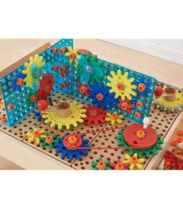 MASTERKIDZ segatarvikute komplekt — hammasrattad seinapaneelide jaoks, STEM, 198 tk.