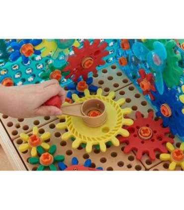 MASTERKIDZ segatarvikute komplekt — hammasrattad seinapaneelide jaoks, STEM, 198 tk.