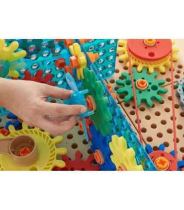 MASTERKIDZ segatarvikute komplekt — hammasrattad seinapaneelide jaoks, STEM, 198 tk.