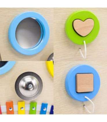 VIGA seinale kinnitatav Montessori tegevusplaat — kaar