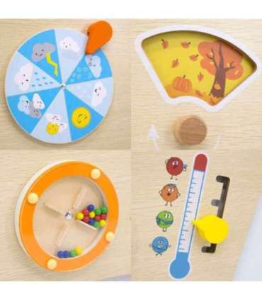 VIGA seinale kinnitatav Montessori tegevusplaat — kaar