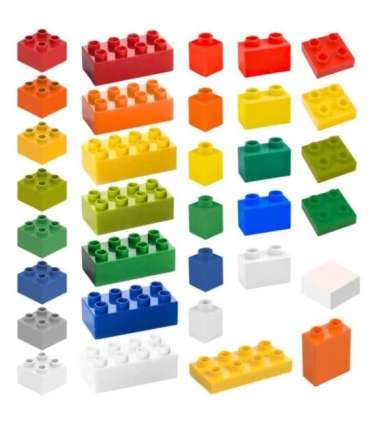 MASTERKIDZ STEM ehitusklotside komplekt, 563 osa, 4 paneeli kattega.