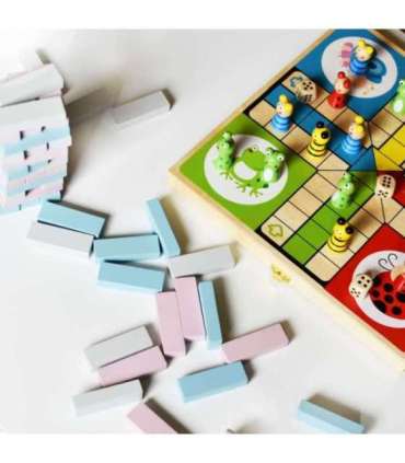 VIGA puidust Ludo-mäng (Chińczyk)