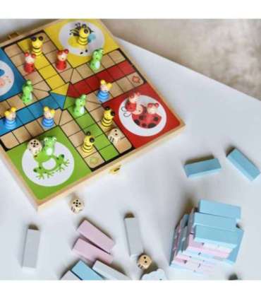 VIGA puidust Ludo-mäng (Chińczyk)