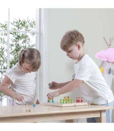 VIGA puidust Ludo-mäng (Chińczyk)