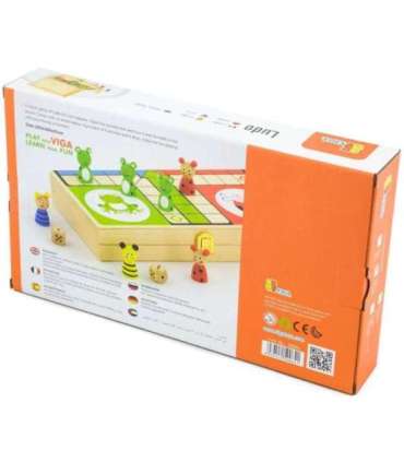 VIGA puidust Ludo-mäng (Chińczyk)