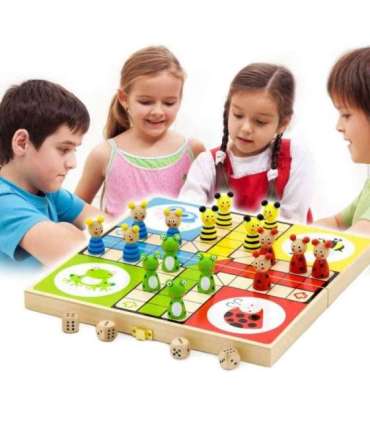 VIGA puidust Ludo-mäng (Chińczyk)