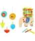 TOOKY TOY osavusmängude komplekt — kepikesed, vurr, jo-jo, elevant, 46 osa