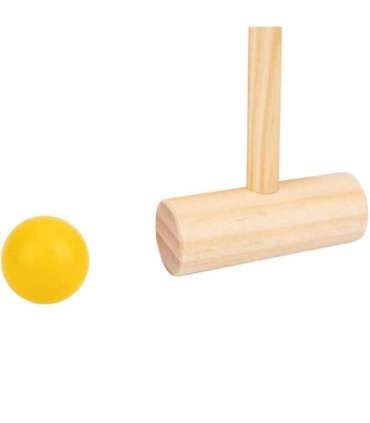 Tooky Toy puidust kriketimäng aeda — spordimäng neljale