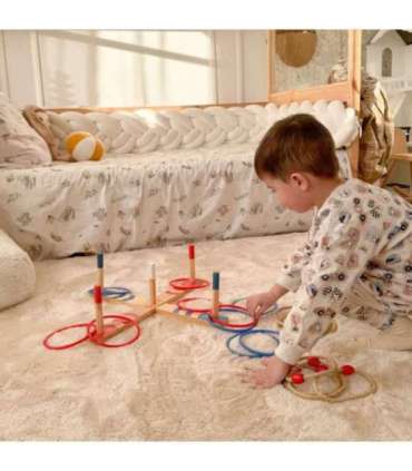 TOOKY TOY Puidust osavusmäng Fun Serso Ring Cross