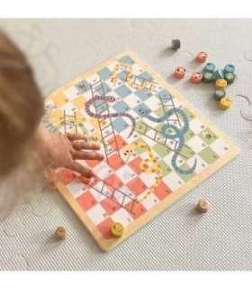 WOOPIE GREEN loogilised lauamängud 2-ühes: Ludo (Chińczyk) + Madu ja redelid