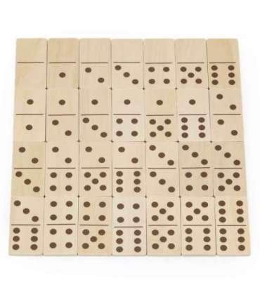 VIGA puidust domino 2-ühes: loomad ja numbrid