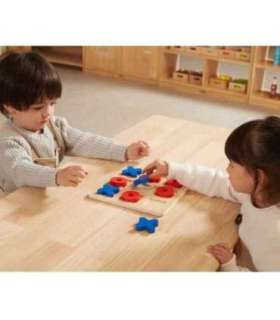 Viga puidust klassikaline mäng Risti ja põiki