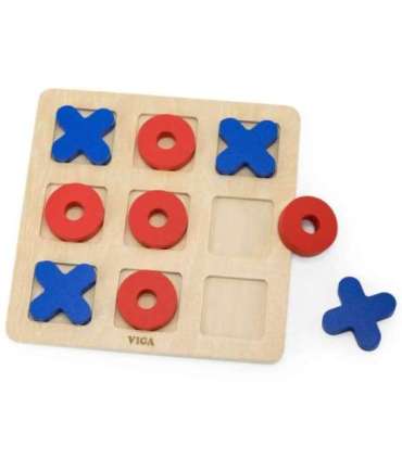 Viga деревянная классическая игра Крестики-нолики