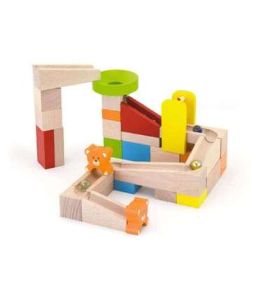 VIGA Деревянный трек для шариков 'Kulodrom', 49 элементов