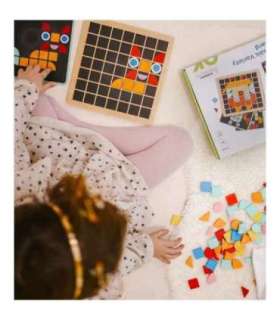 TOOKY TOY Деревянная мозаика Монтессори-пазл