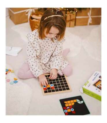 TOOKY TOY Puidust mosaiik Montessori pusle