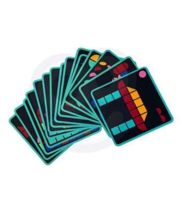 TOOKY TOY Puidust mosaiik Montessori pusle