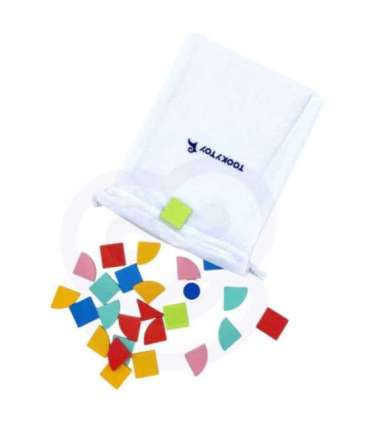 TOOKY TOY Puidust mosaiik Montessori pusle