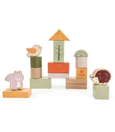 VIGA PolarB puidust Montessori-klotsid — loomad, 50 tk.