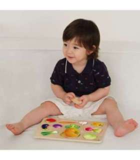 CLASSIC WORLD puidust Montessori köögiviljapusle